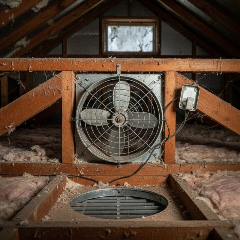 Attic Fan Replacement in Heber City, UT